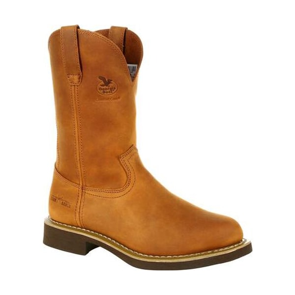 Georgia Boot Carbo-Tec, Men's Wellington, 14 2E, SPR Leather, 11 in Height, Prairie Chestnut G5814 - main
